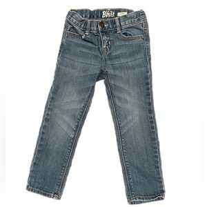 B’Gosh Girls Blue Jeans with Adjustable Waist 3T Skinny